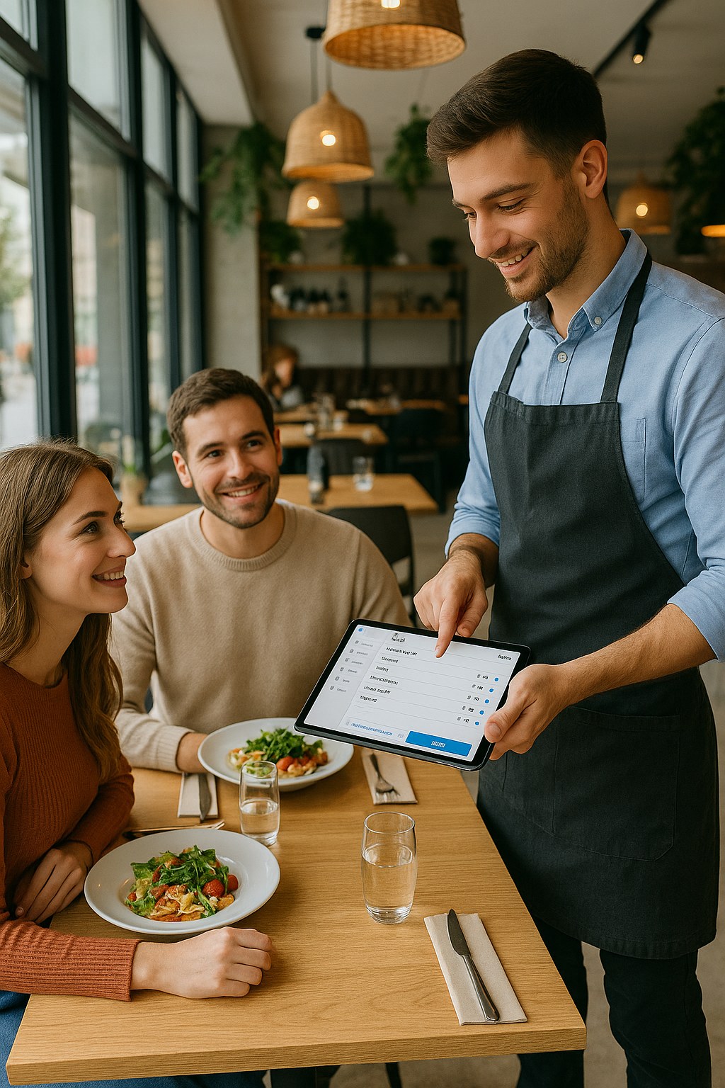 Restaurant mit Bestellaufnahme & Tischreservierung